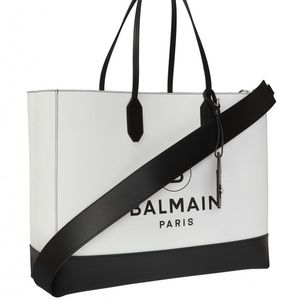 COPY - BALMAIN PARIS LARGE BLACK AND WHITE TOTE